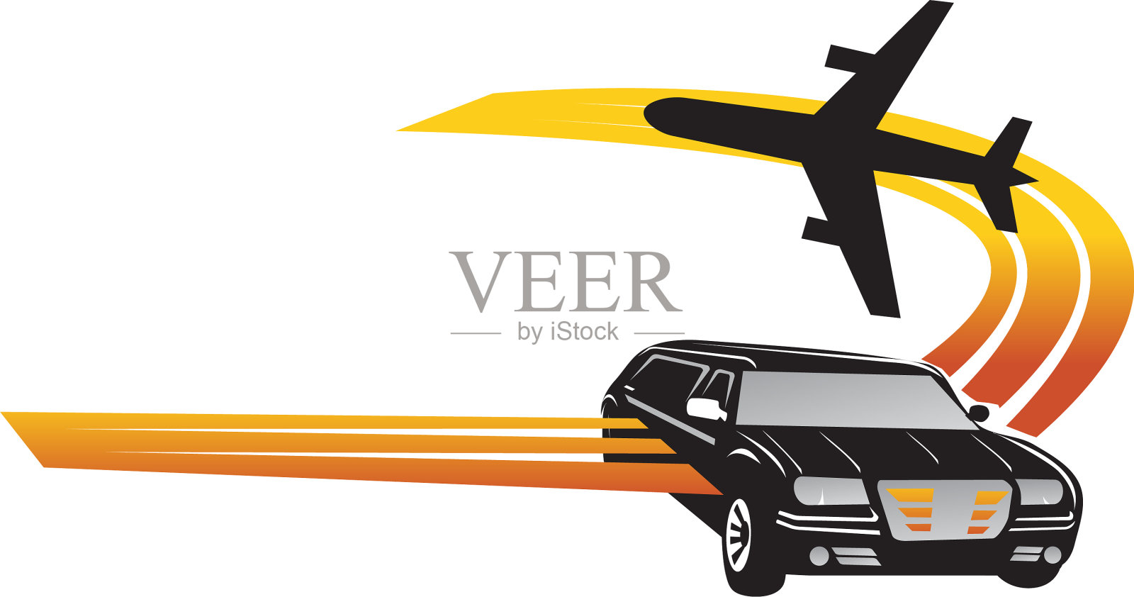 专车专机服务旅游设计元素图片