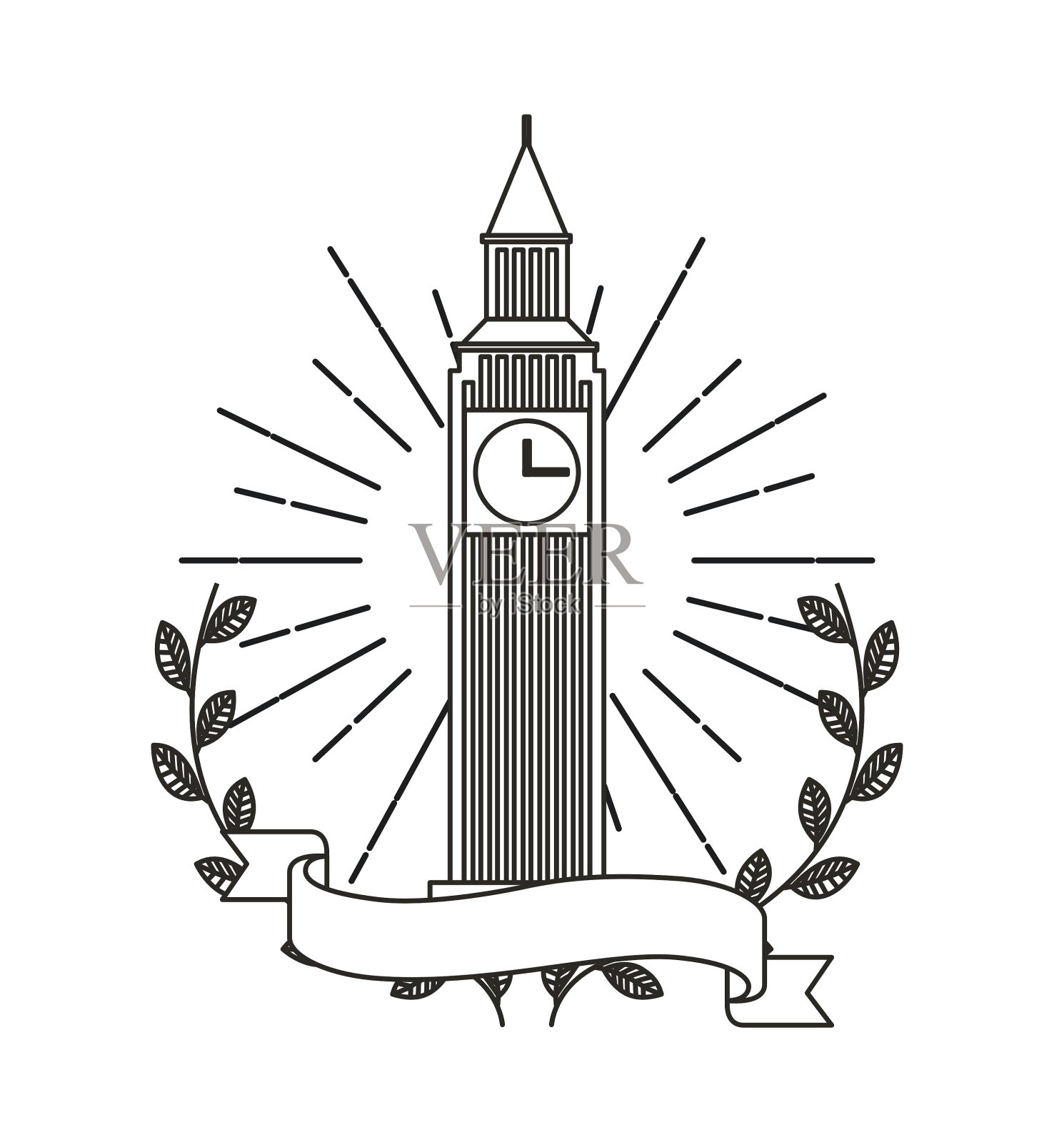 世界上标志性的纪念碑设计元素图片