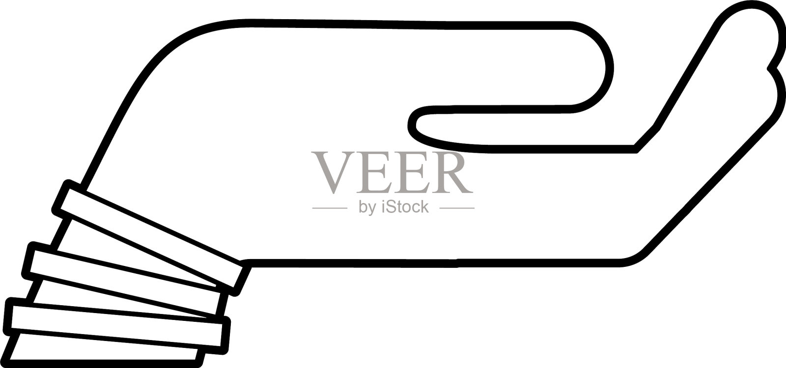 手动询问孤立图标设计元素图片