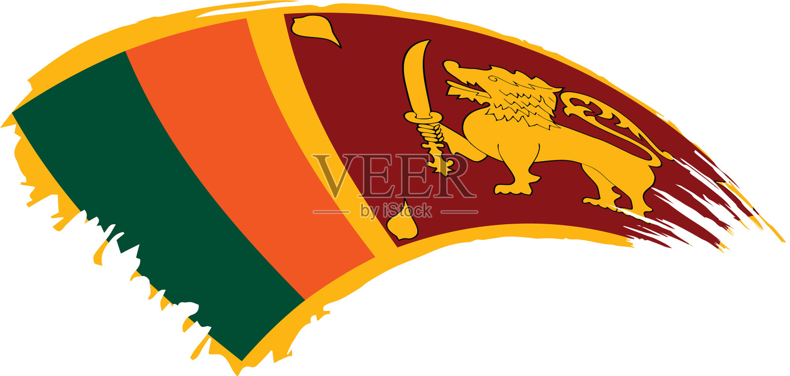 斯里兰卡国旗设计元素图片