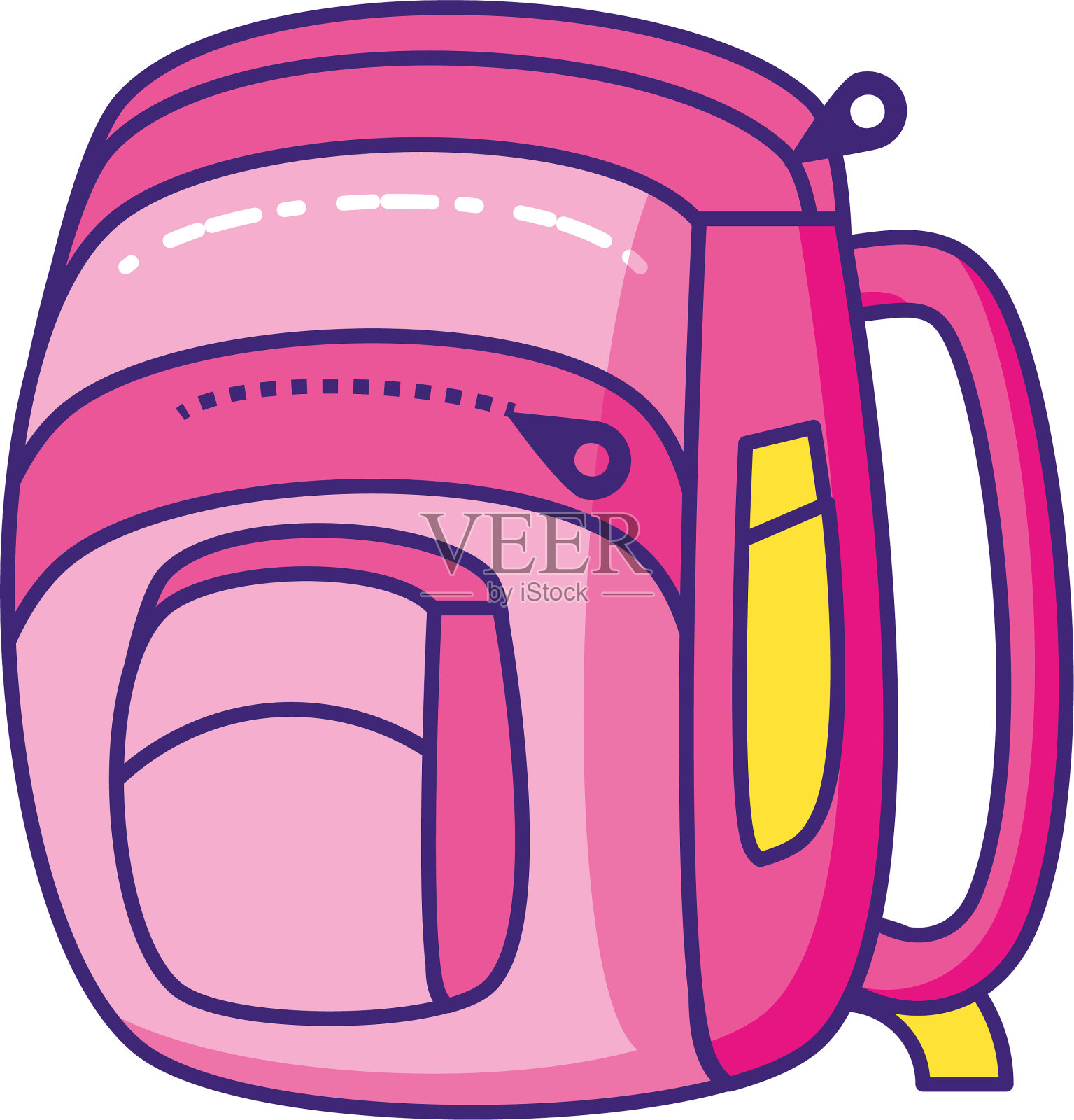 书包供应孤立图标设计元素图片