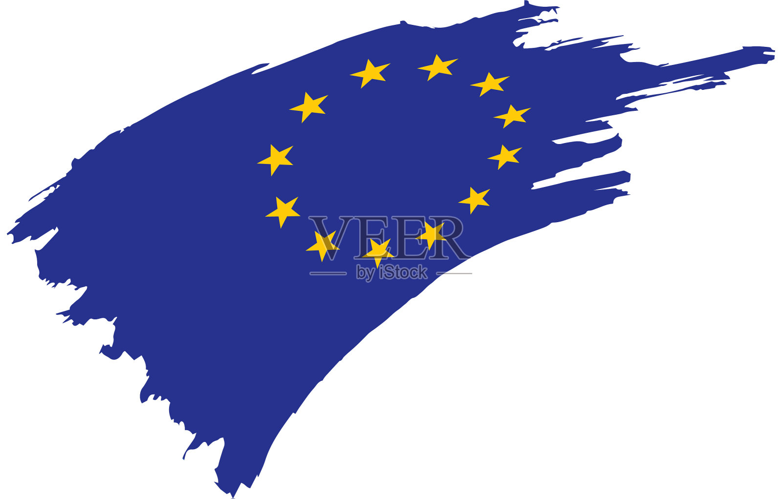 欧盟旗帜设计元素图片
