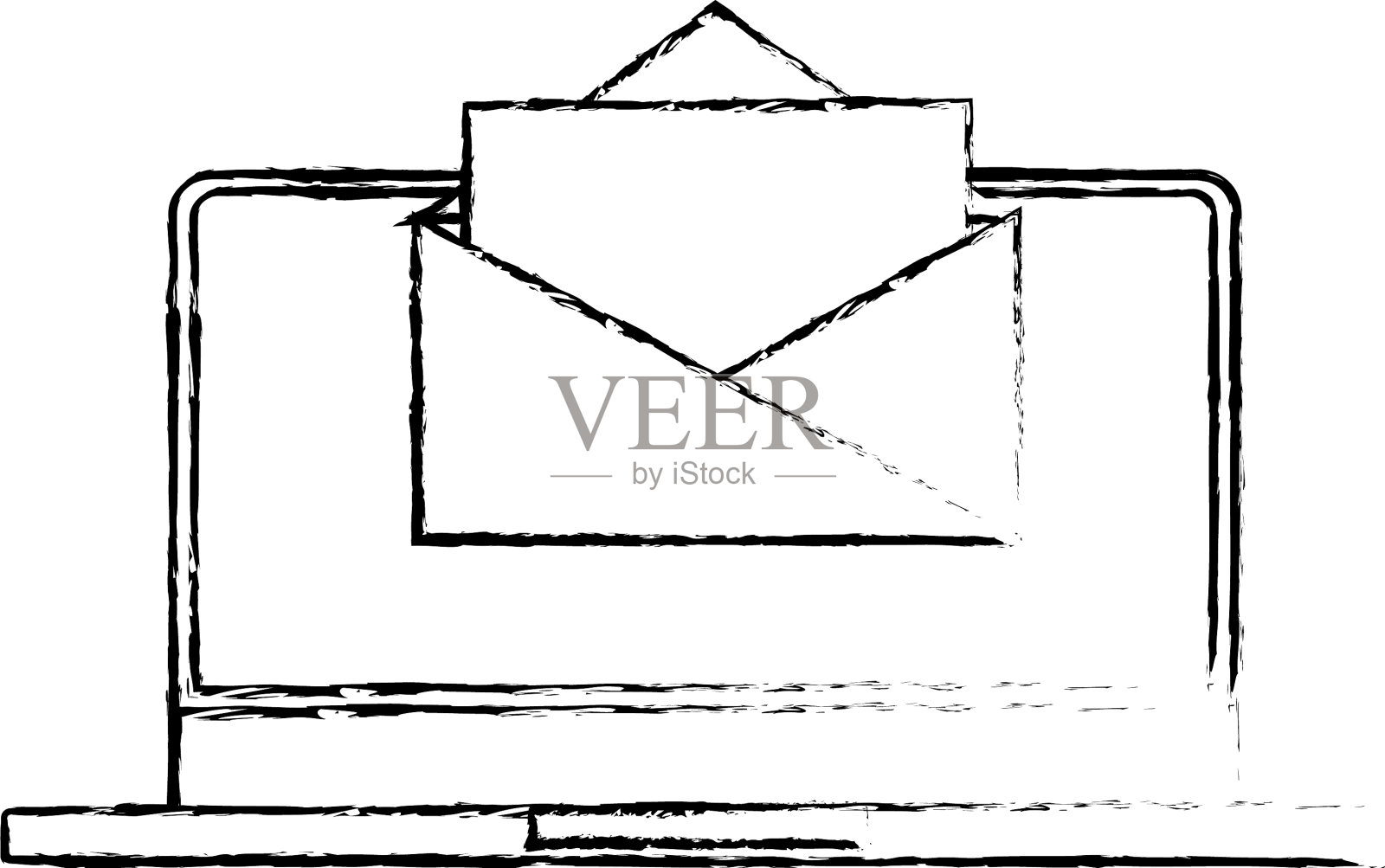 孤立的笔记本电脑设计设计元素图片