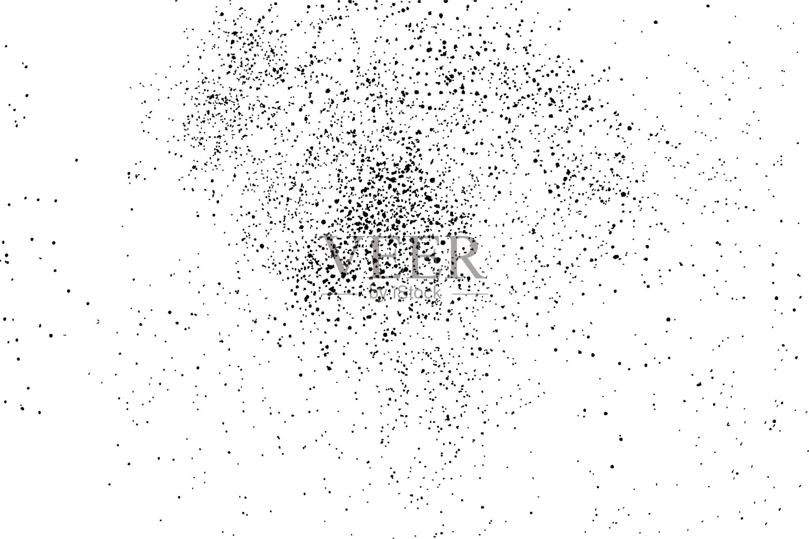 抽象的颗粒纹理孤立在白色上插画图片素材