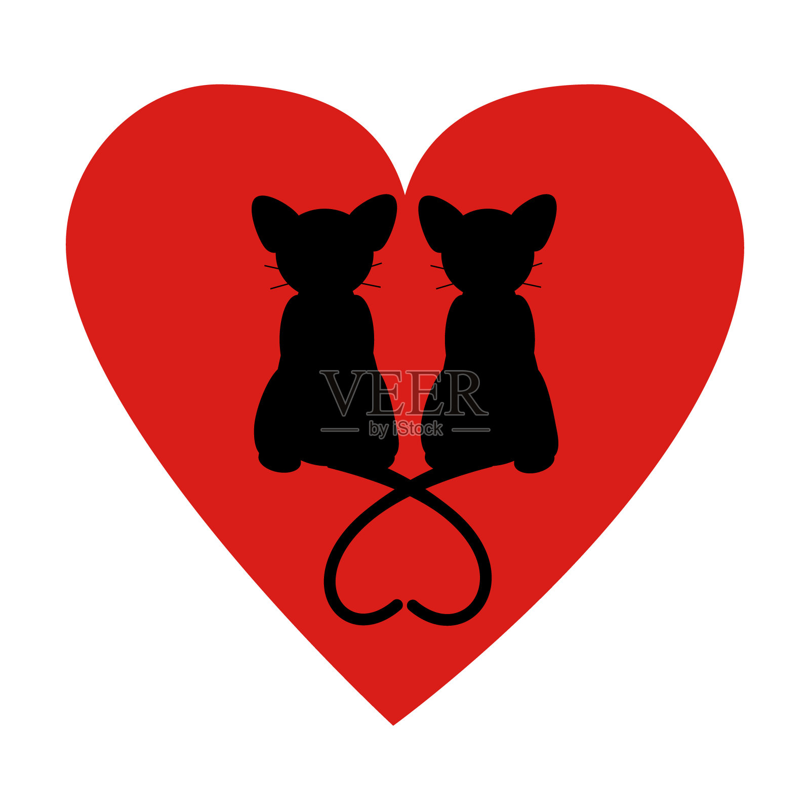 猫在爱设计元素图片