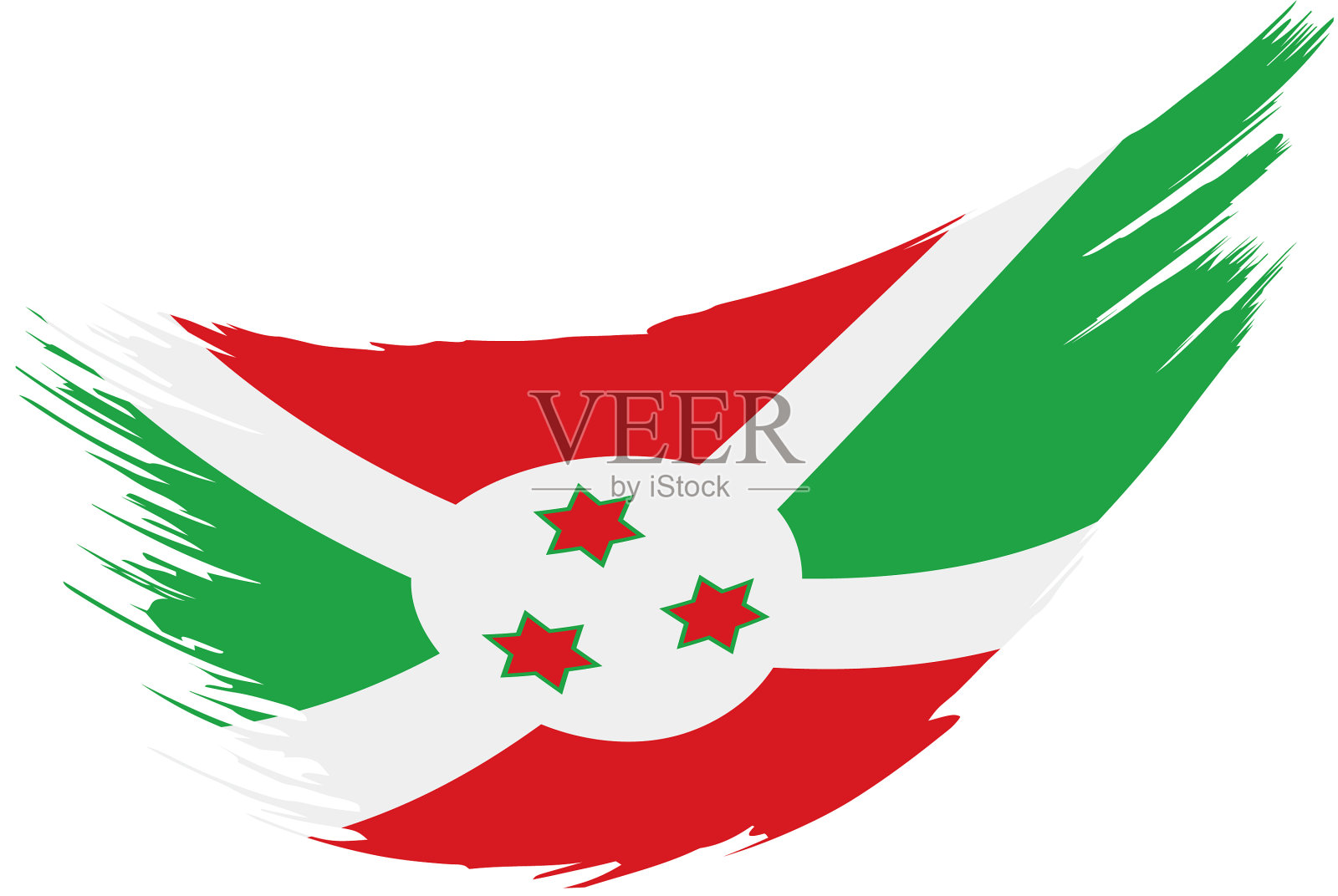 布隆迪国旗设计元素图片