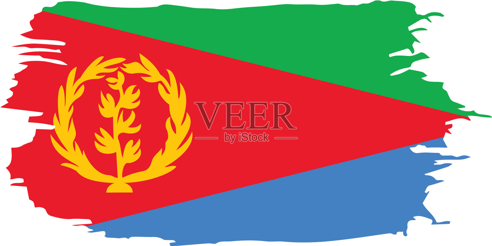 厄立特里亚国旗设计元素图片