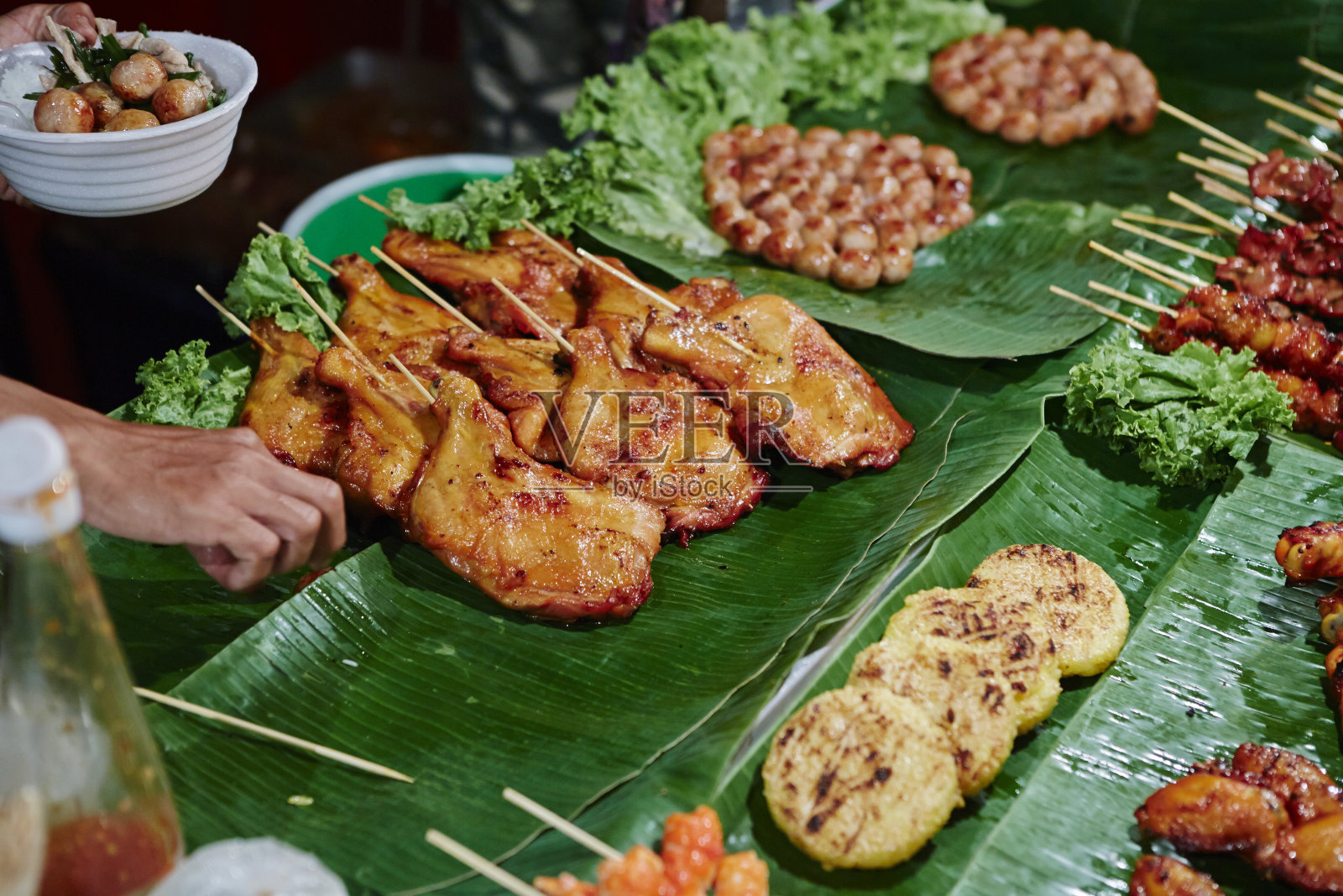 烤鸡照片摄影图片