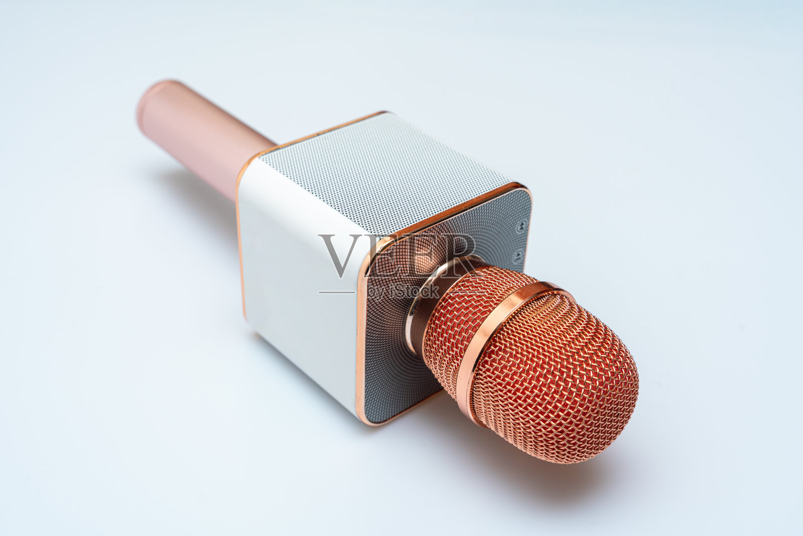 黄金颜色的麦克风照片摄影图片