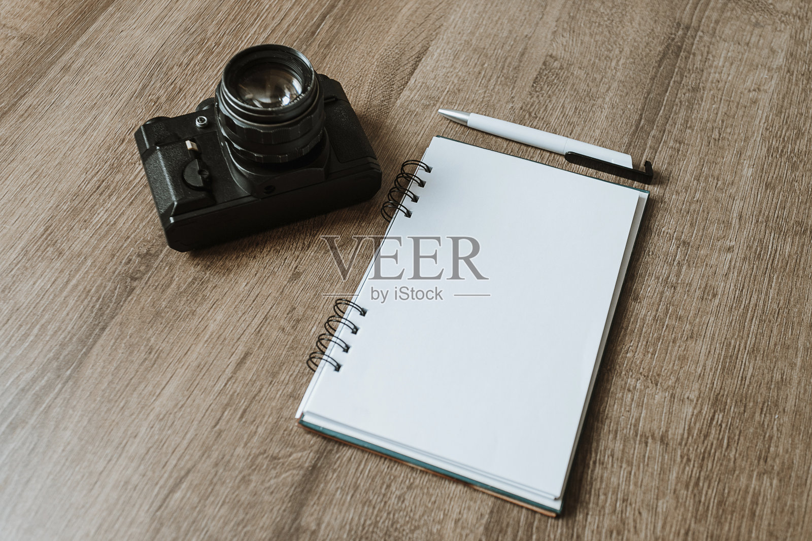 相机和cuarderno照片摄影图片