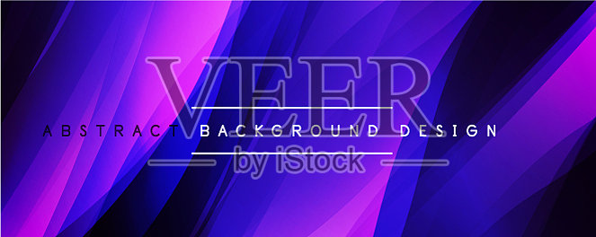 动态时尚的简单流体颜色梯度插画图片素材