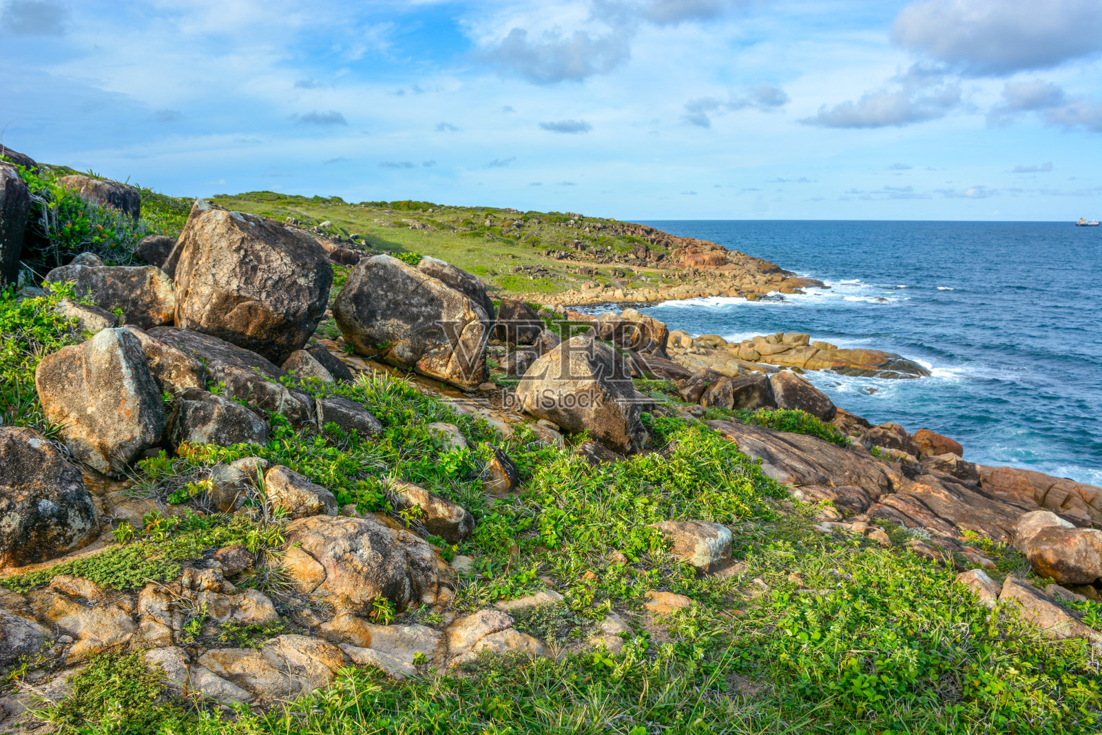 盖布海滩是巴西最繁忙的海滩。照片摄影图片