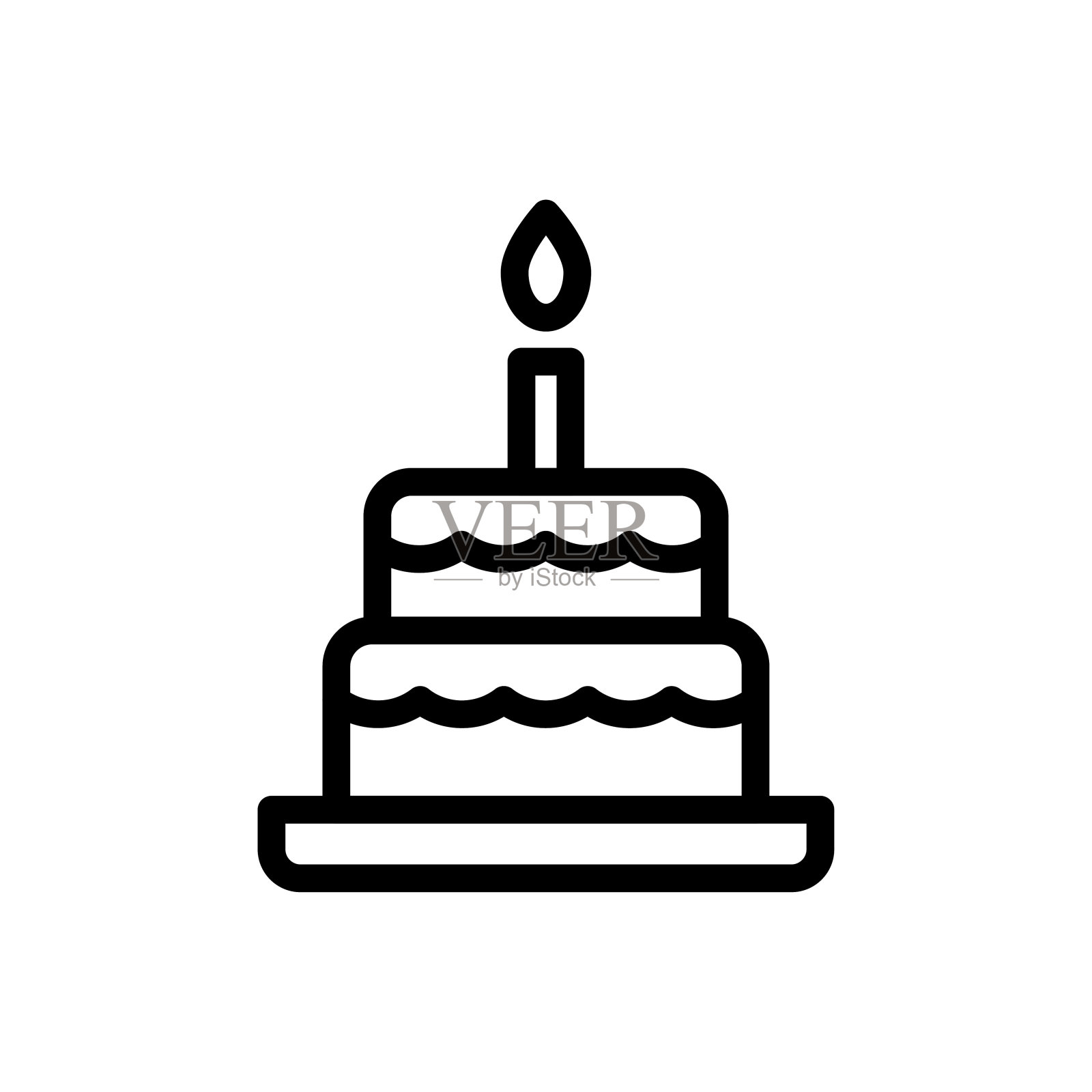 蛋糕插画图片素材