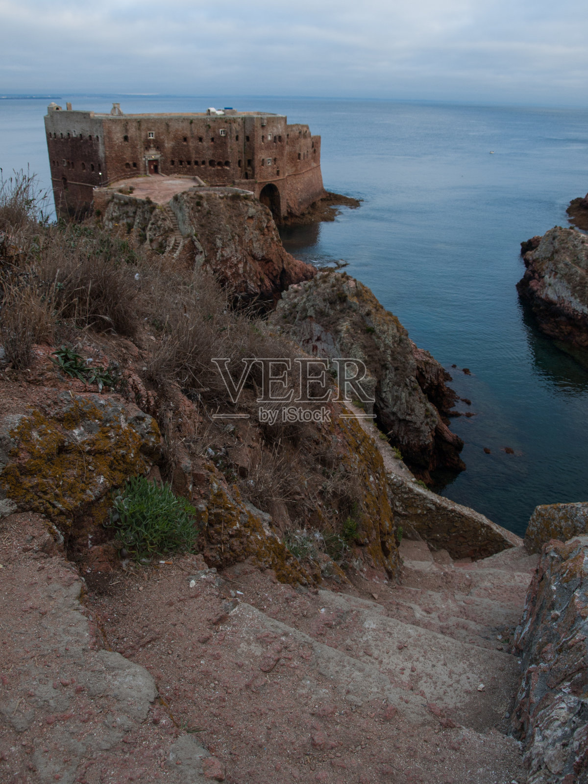 修道院在海照片摄影图片