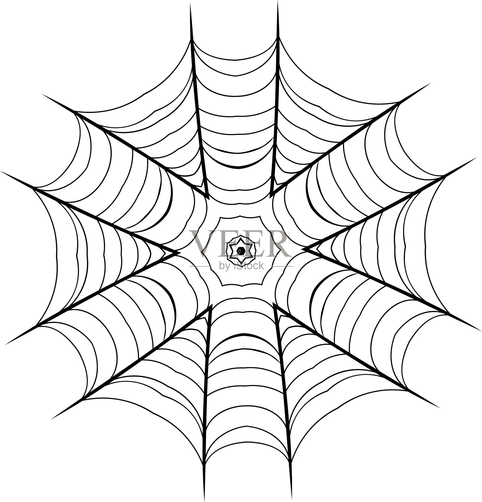 装饰蜘蛛网设计元素图片