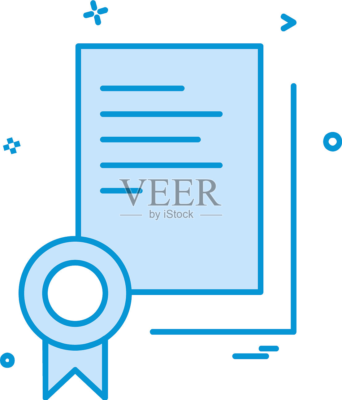 图标设计证书插画图片素材