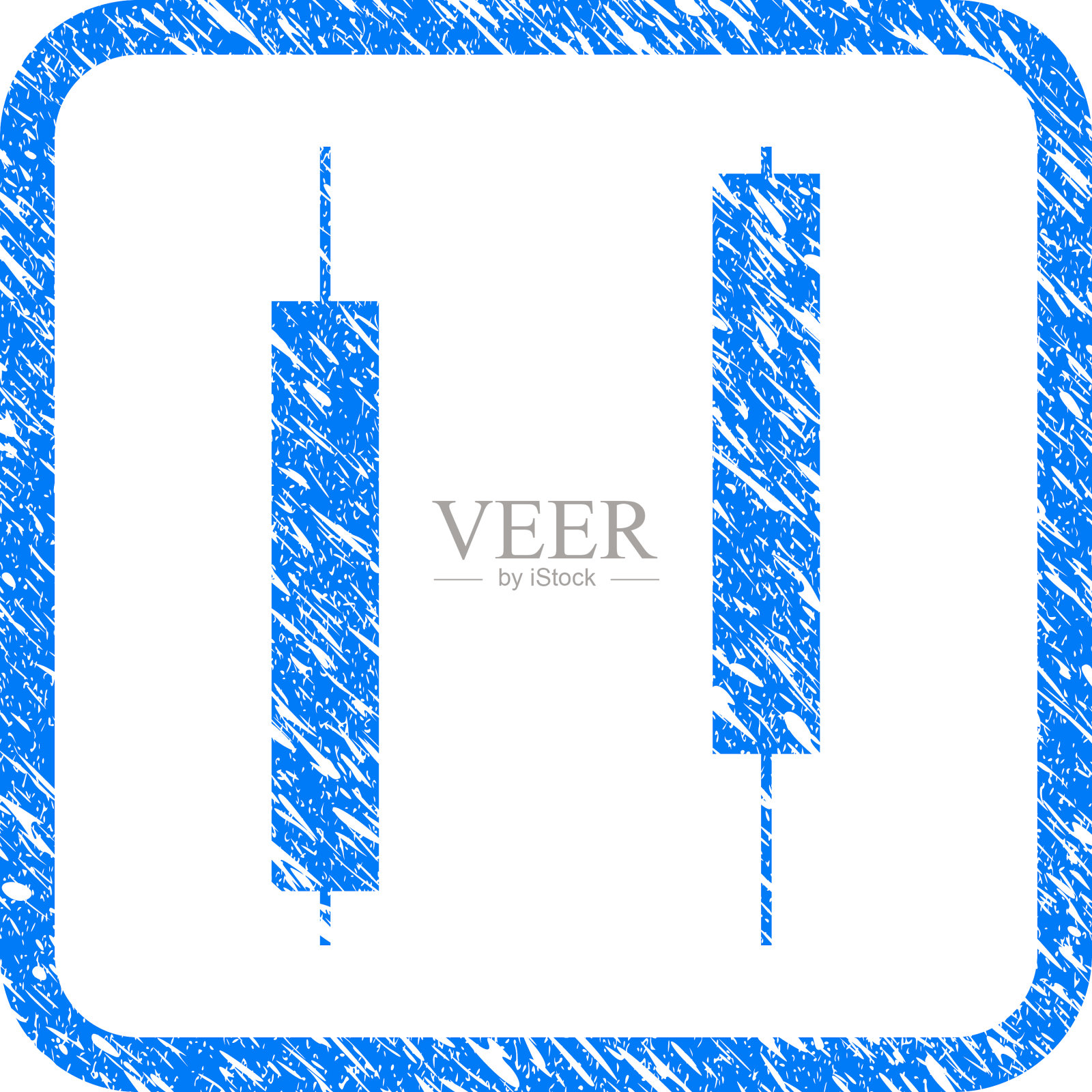 烛台的邮票图标素材