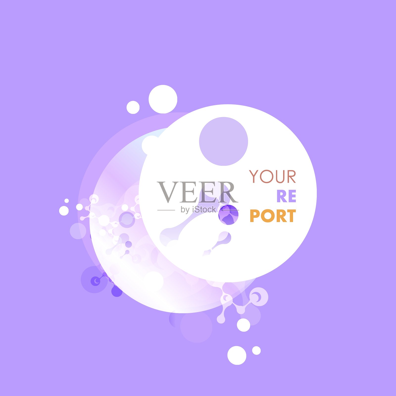 抽象分子设计原子医学插画图片素材