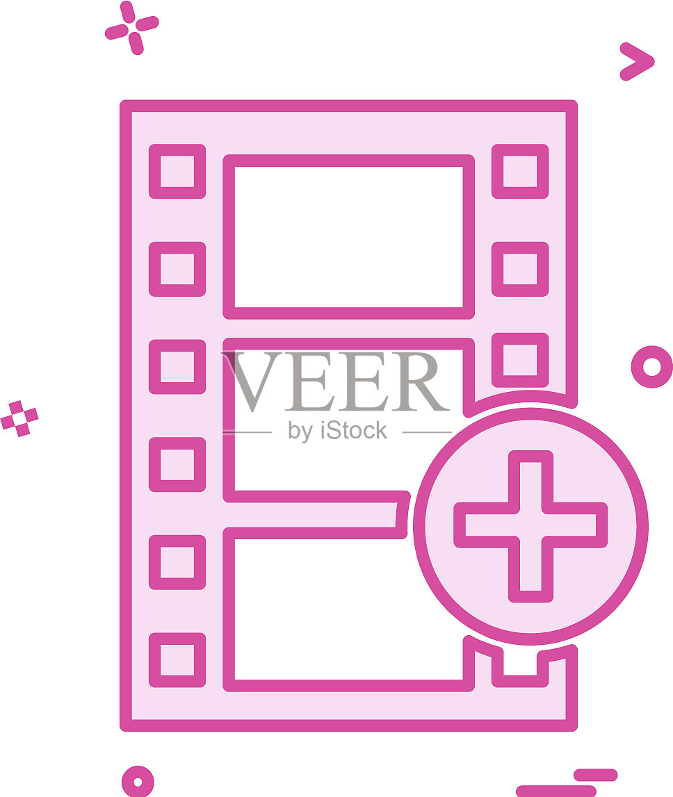 电影图标设计插画图片素材