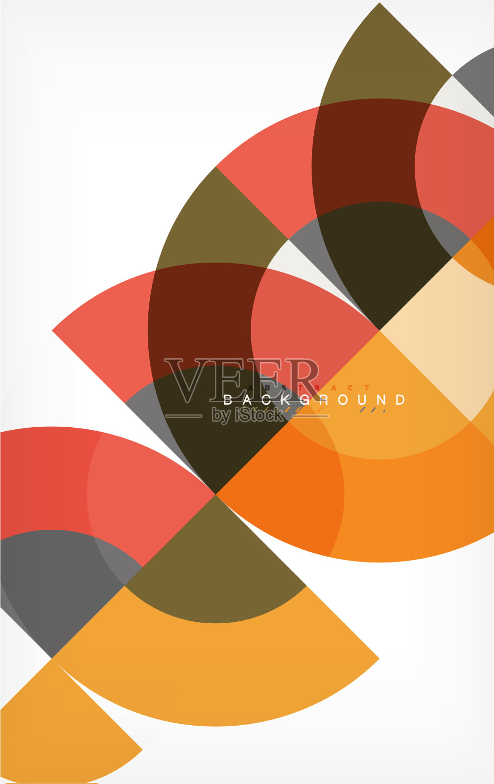 现代圆抽象背景插画图片素材