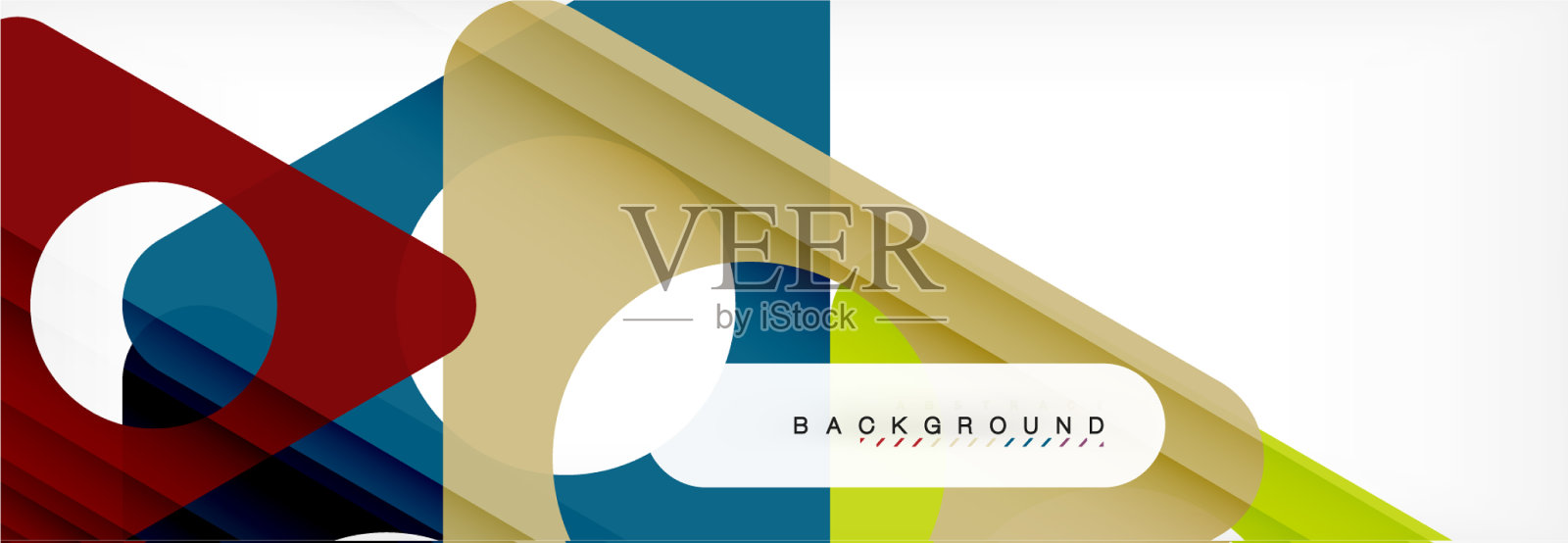 抽象几何背景现代重叠插画图片素材