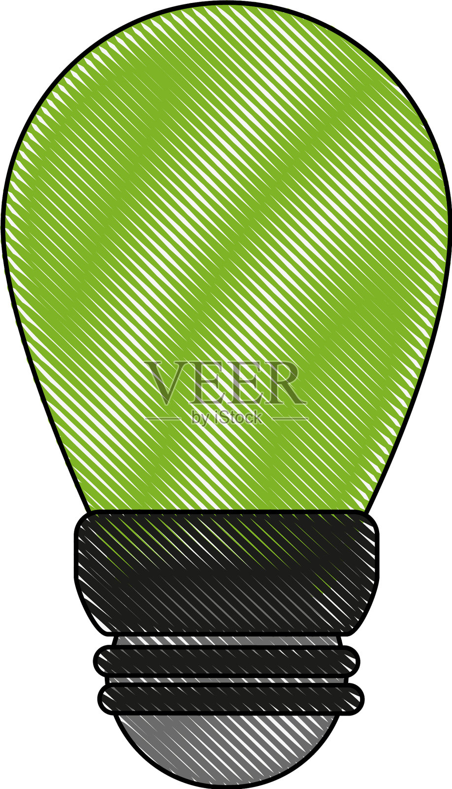 灯泡光能量插画图片素材