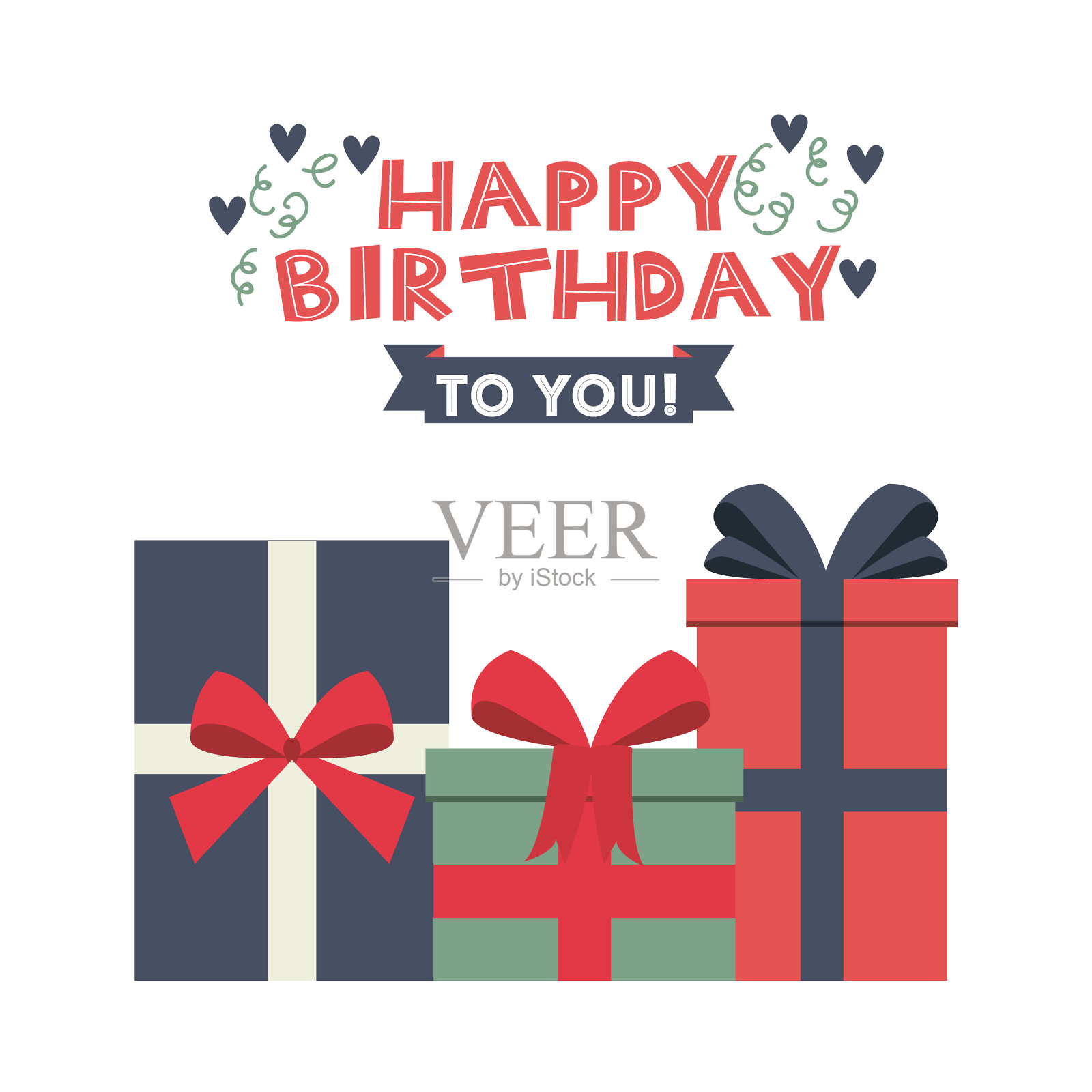 生日快乐设计插画图片素材