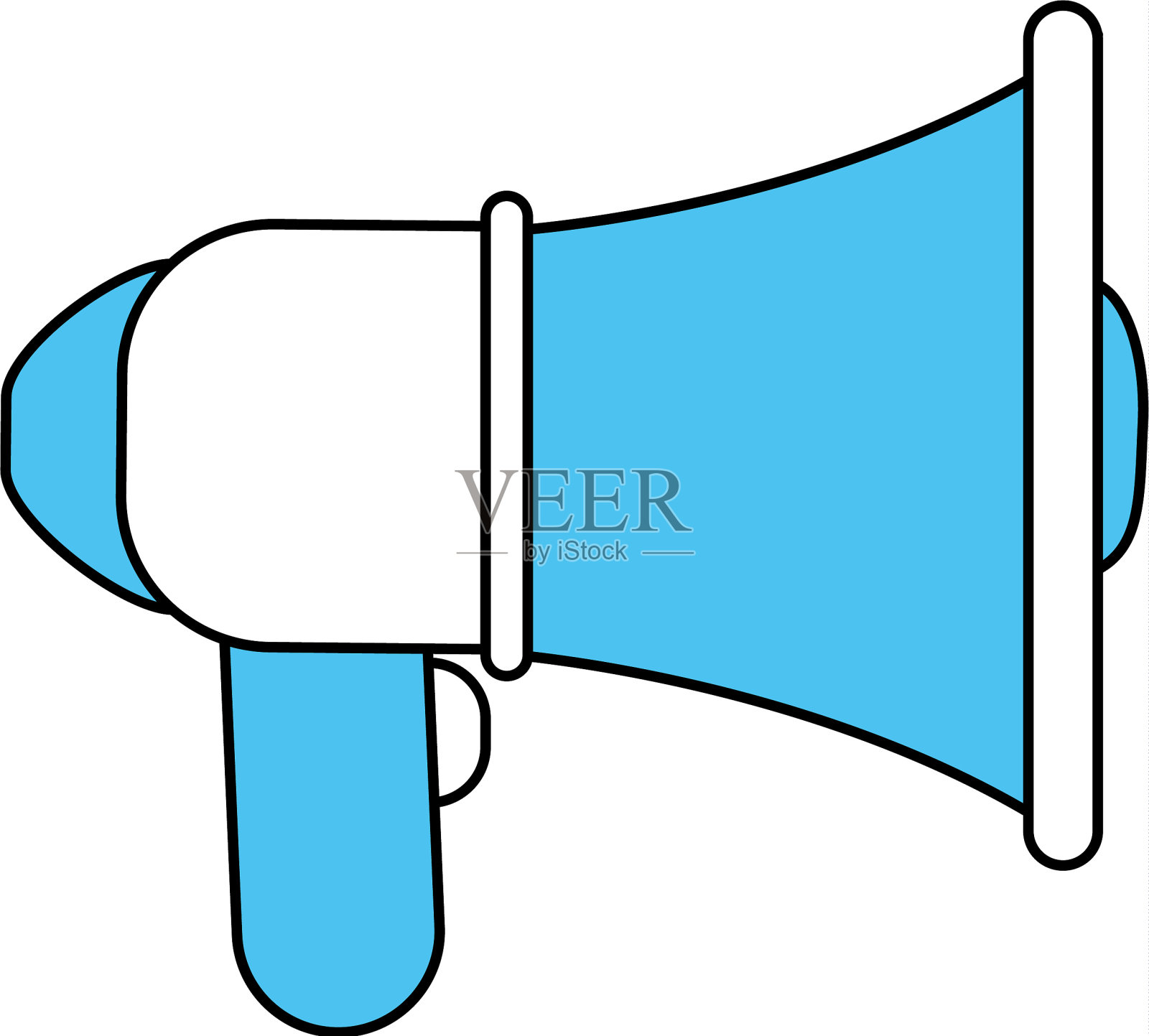 扩音器插画图片素材