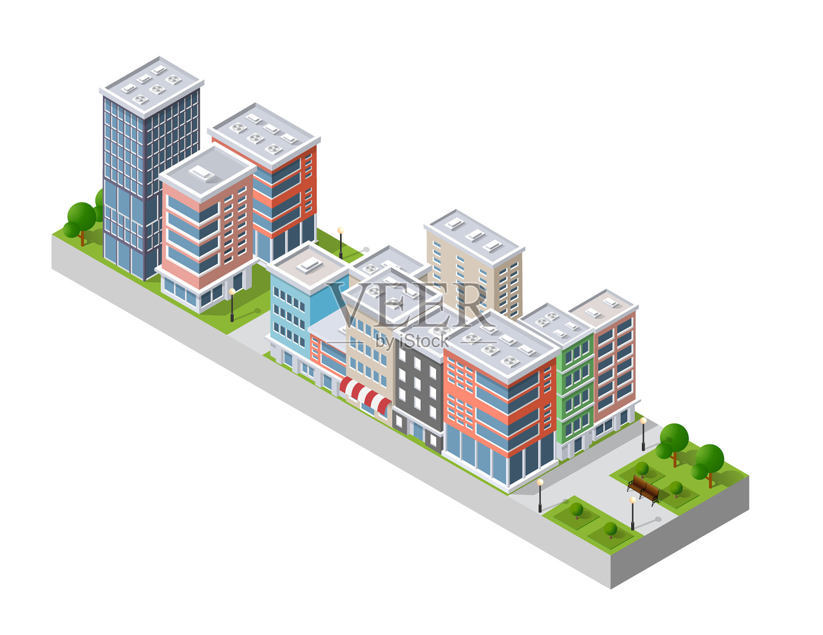 一个现代化的城市设计元素图片