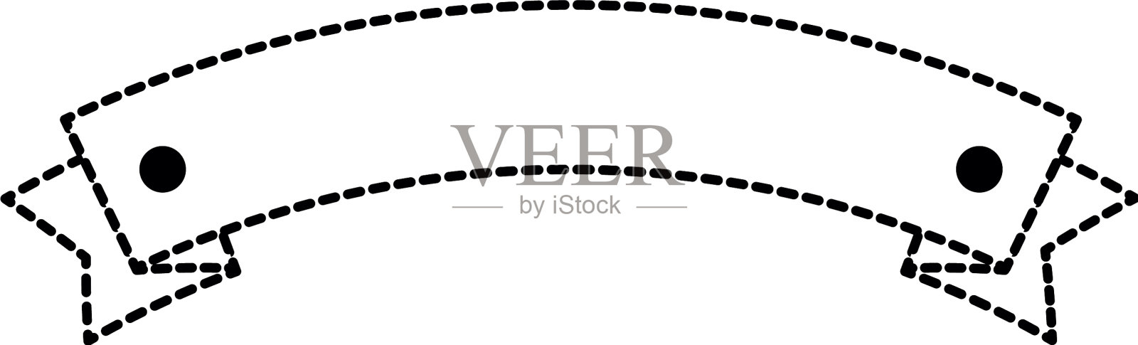 星星丝带图标设计元素图片