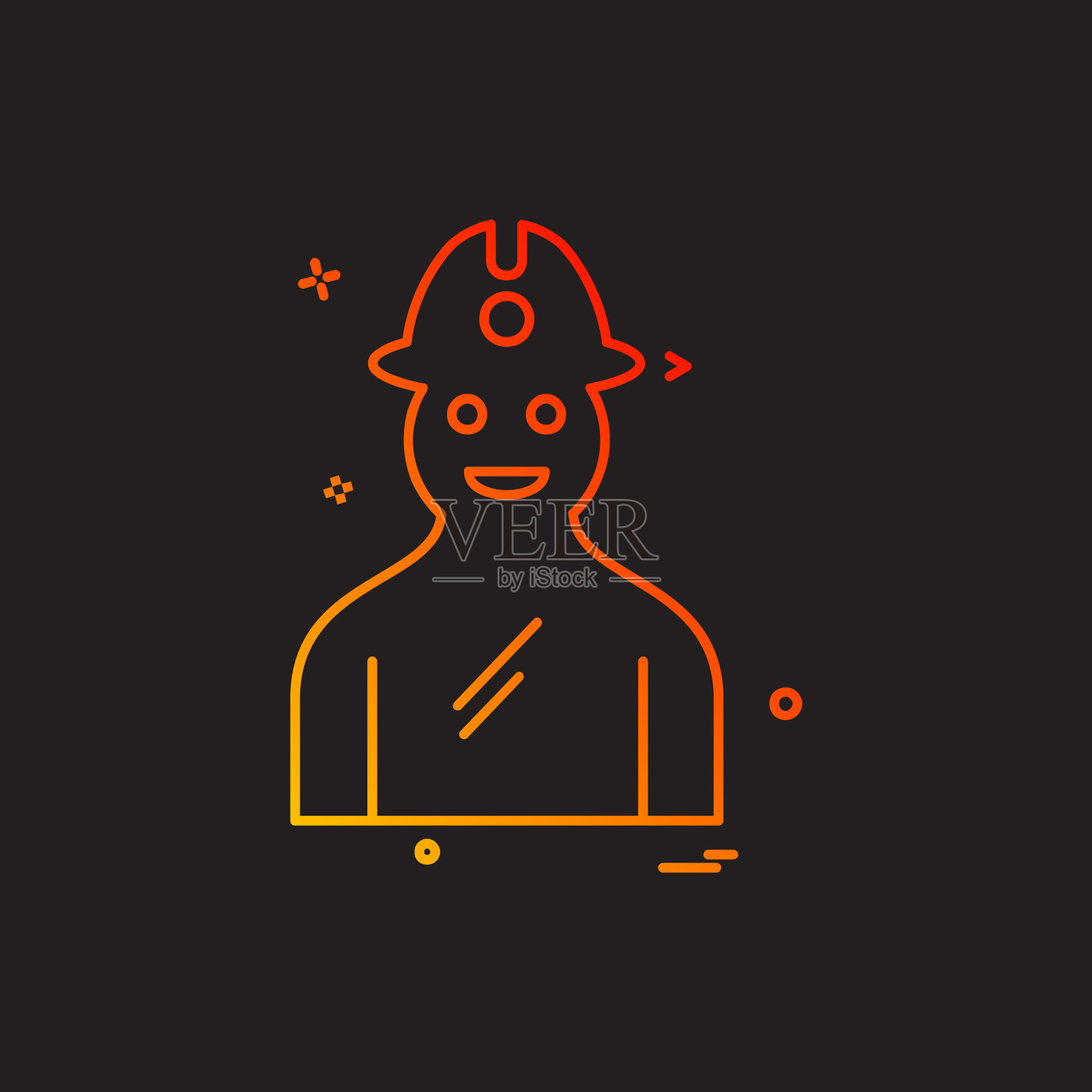 工党图标设计插画图片素材