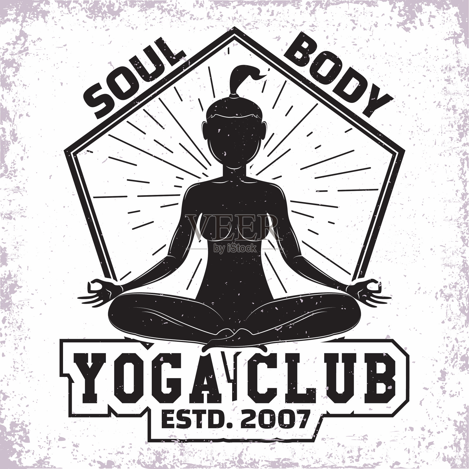 古董会徽设计插画图片素材