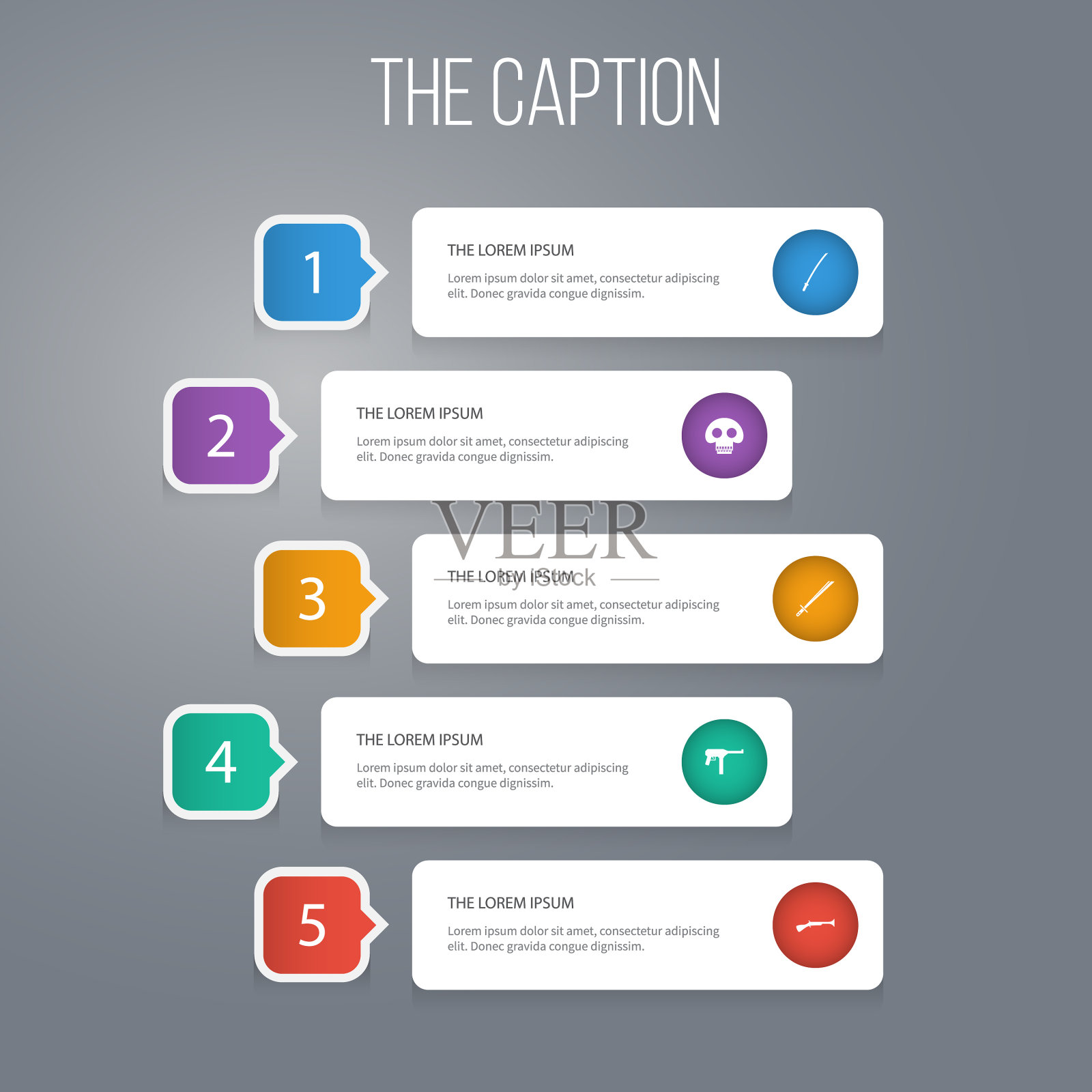 偶像战争一套可怕的匕首鸟枪和图标素材