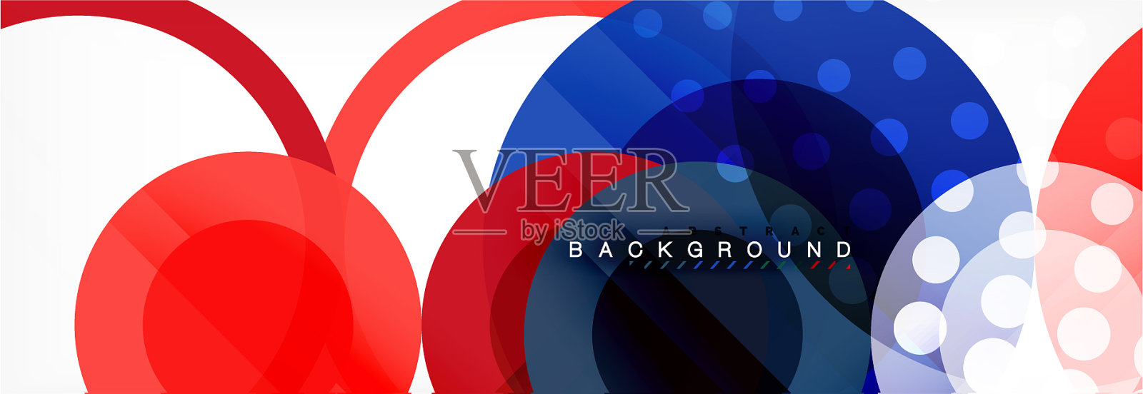 圆构成抽象背景插画图片素材