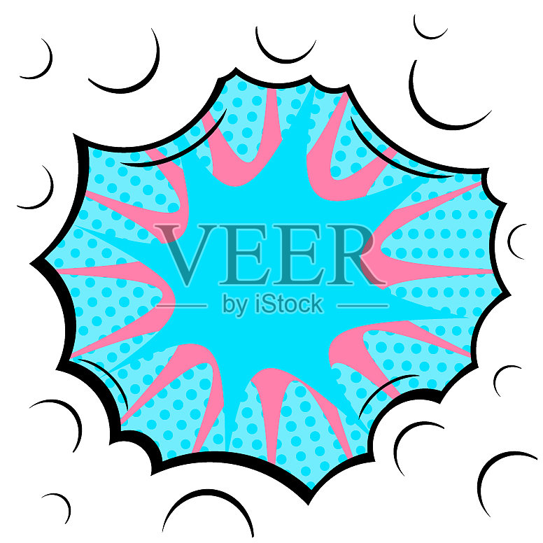 抽象创意概念漫画波普艺术设计元素图片