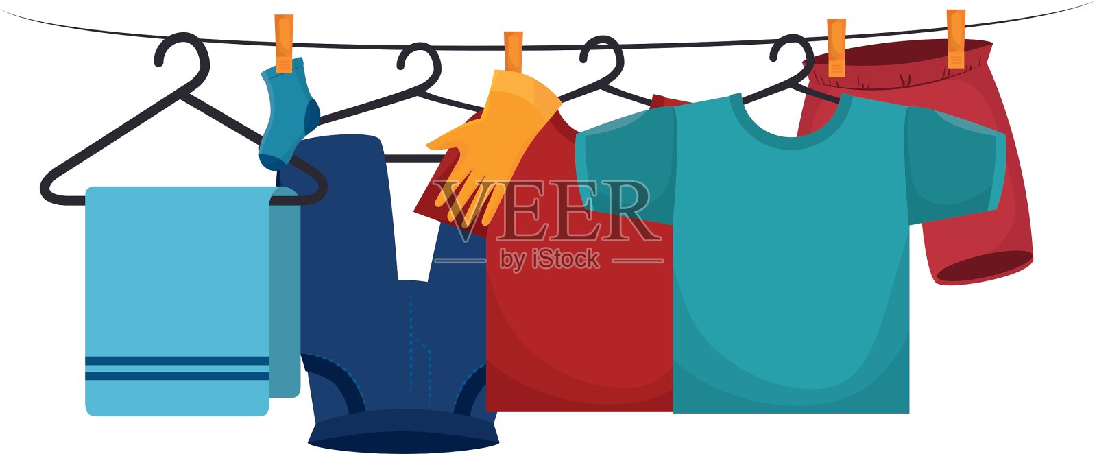 洗衣服务图标图标素材