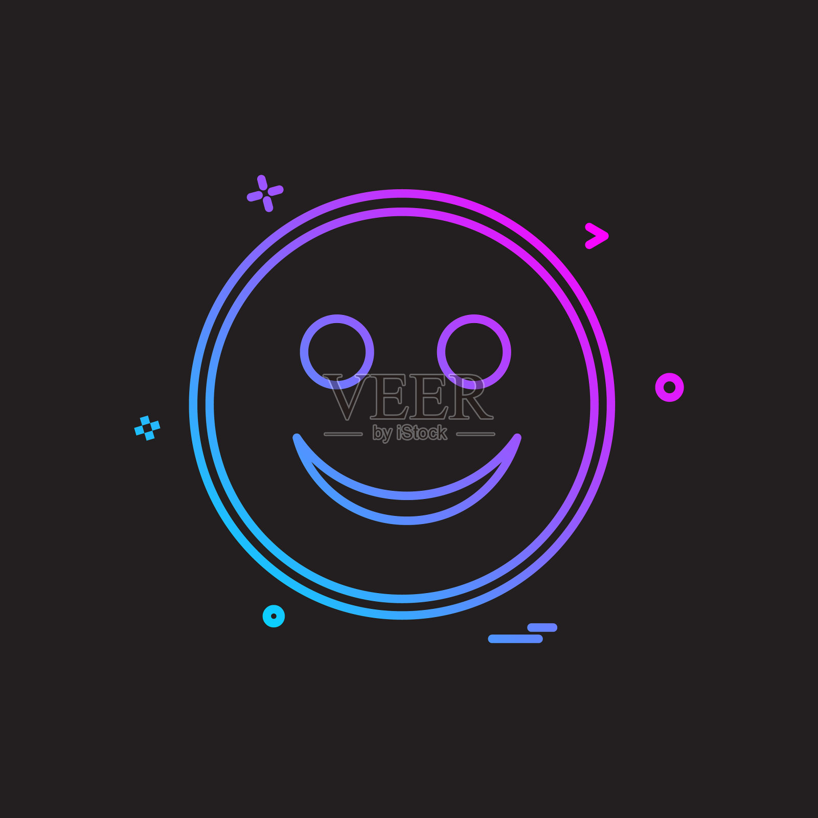 快乐表情符号设计插画图片素材