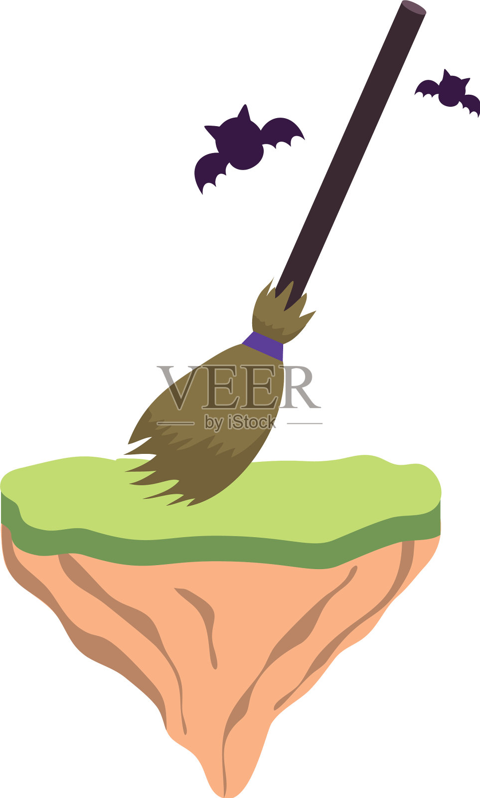 万圣节的节日漫画设计元素图片