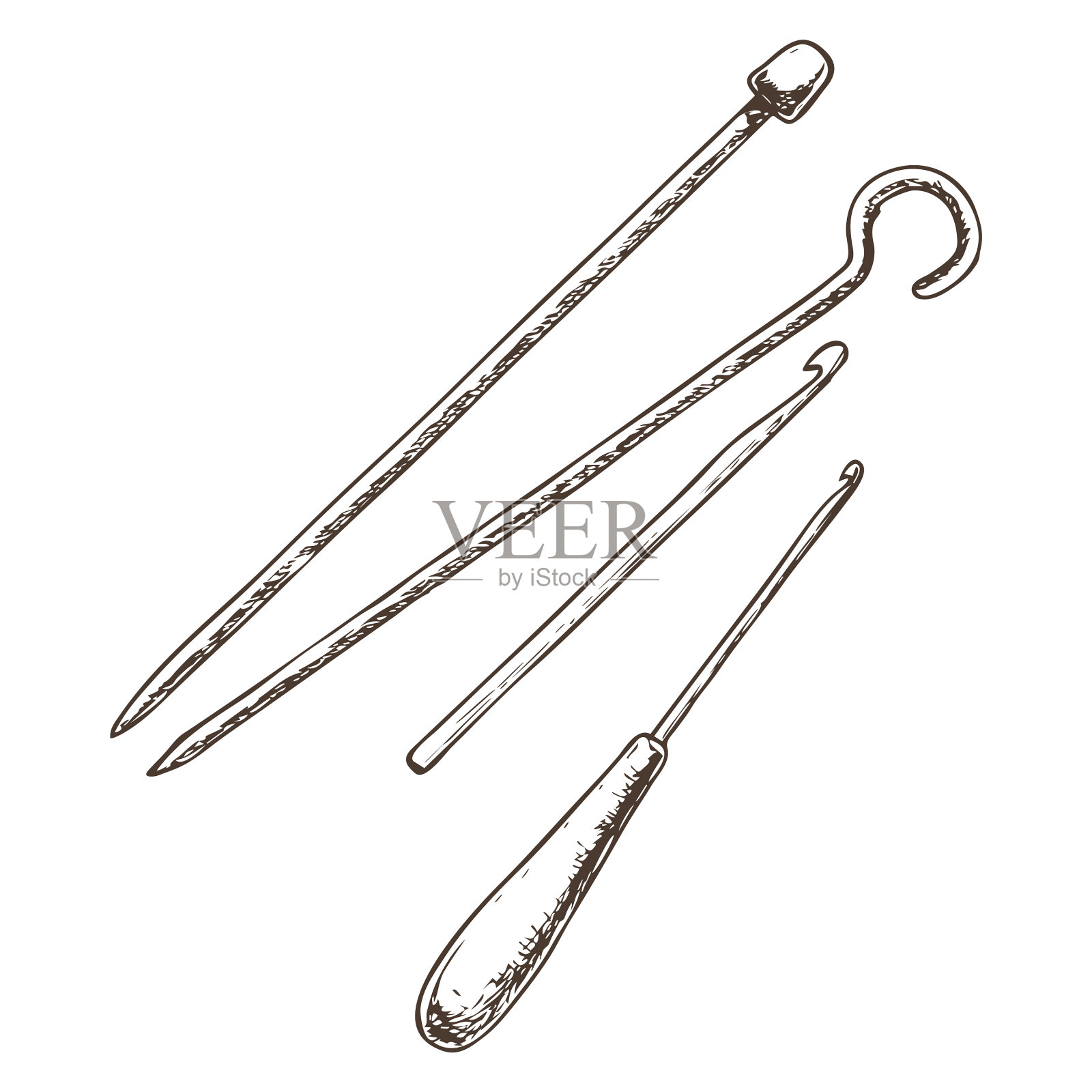 附件为刺绣设计元素图片