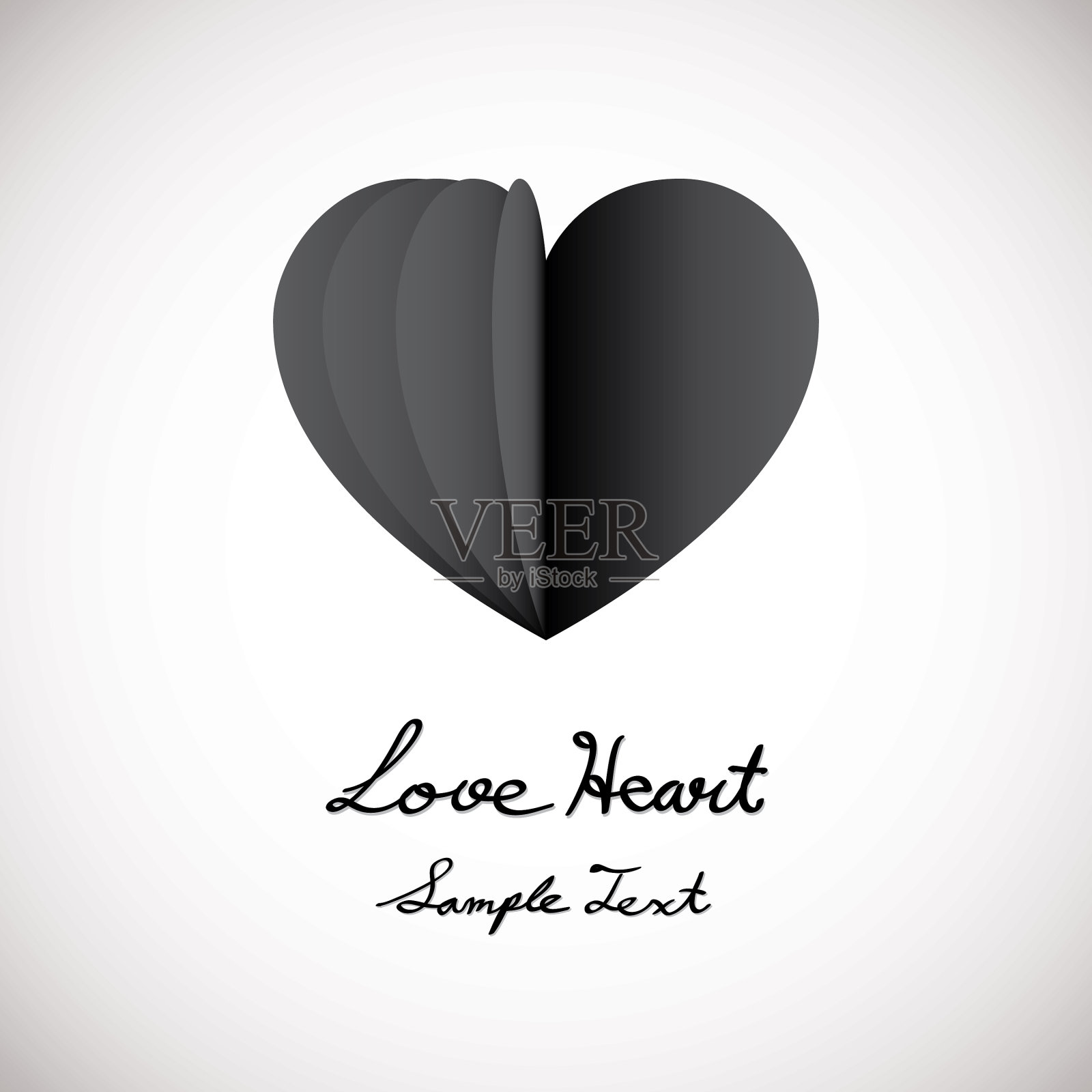 心爱平面设计图标插画图片素材