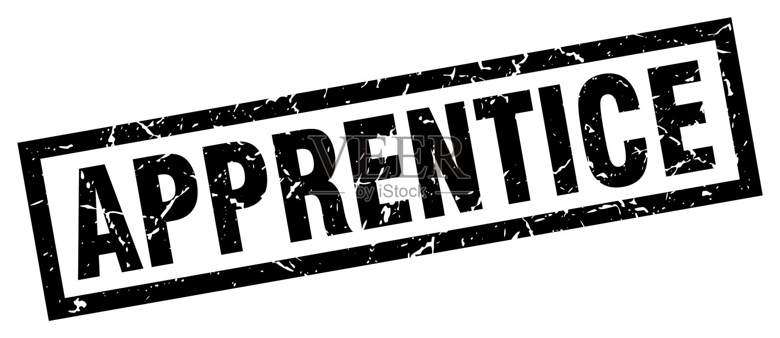 方形垃圾黑色学徒邮票插画图片素材