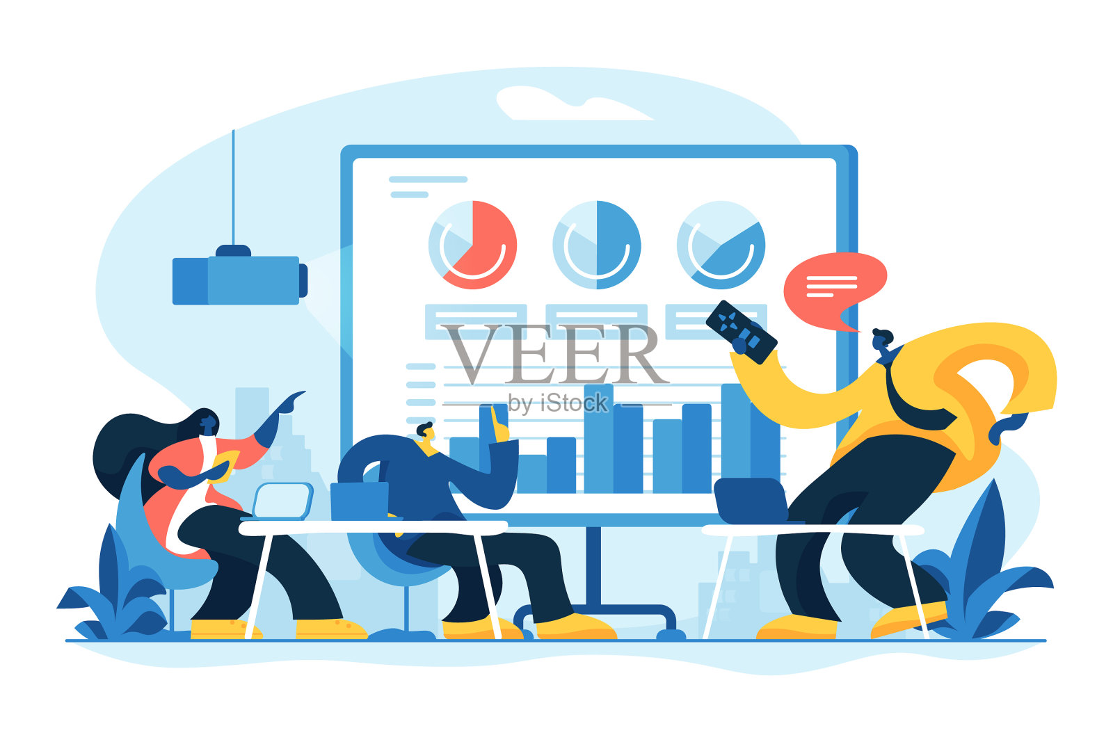 数字表示的概念设计元素图片