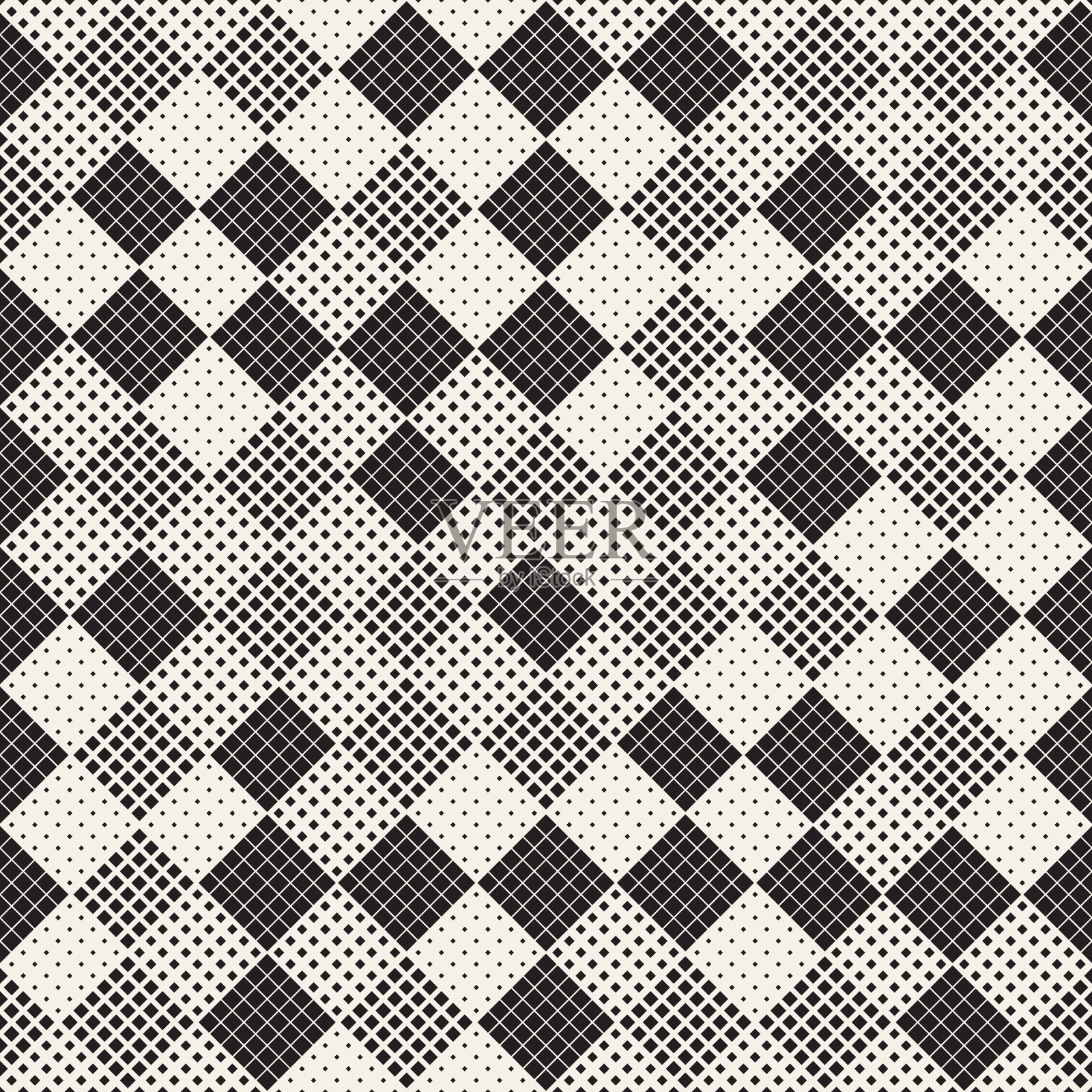 现代半色调纹理无尽抽象插画图片素材