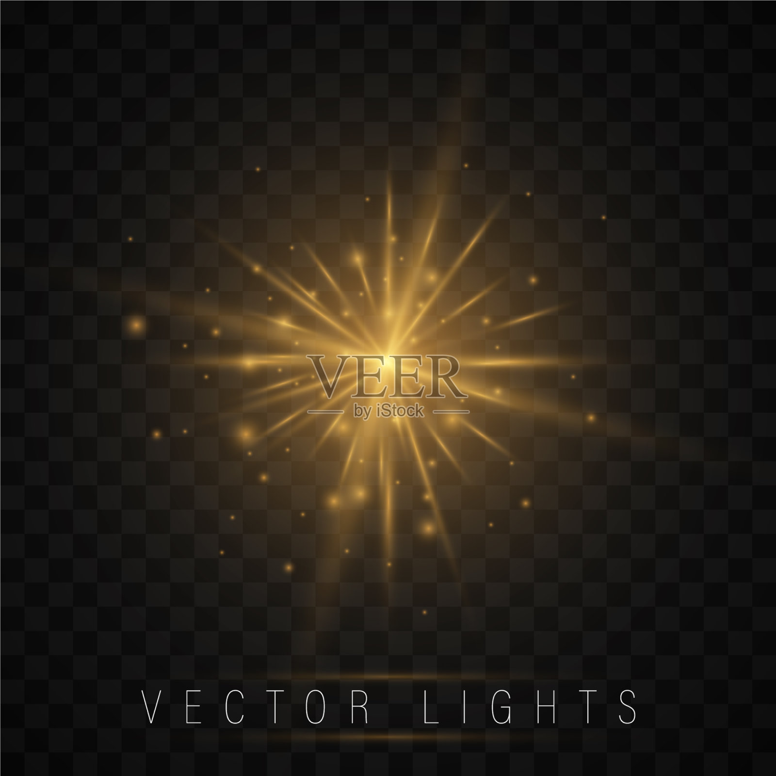 光效果设置插画图片素材