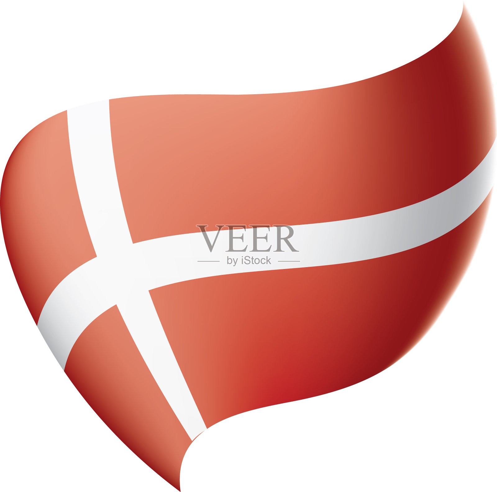 丹麦国旗设计元素图片