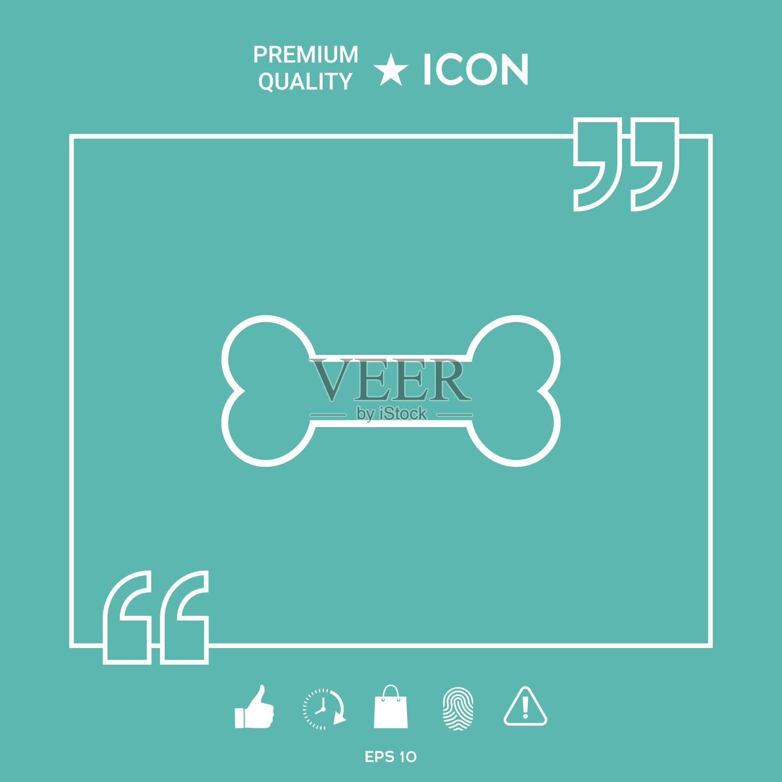 骨骼线图标插画图片素材