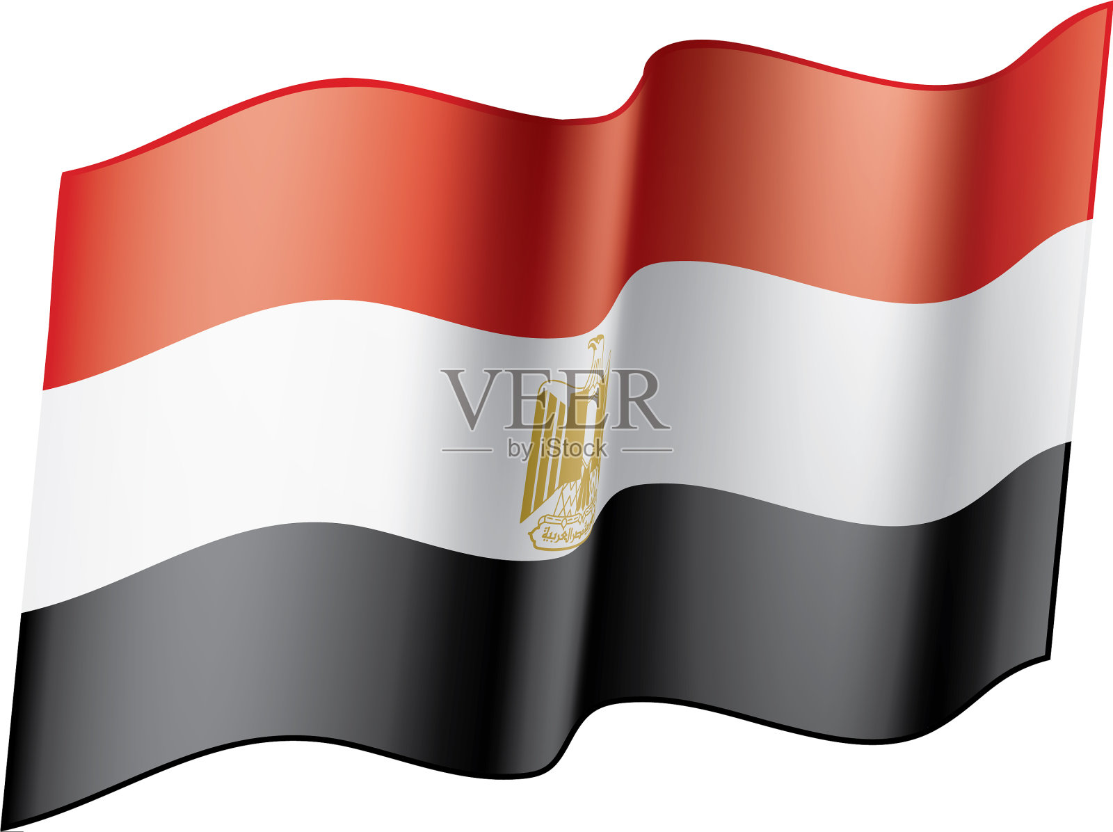 埃及国旗设计元素图片