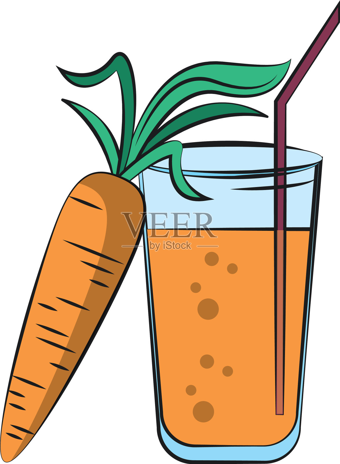 健康饮食饮食生活方式漫画插画图片素材