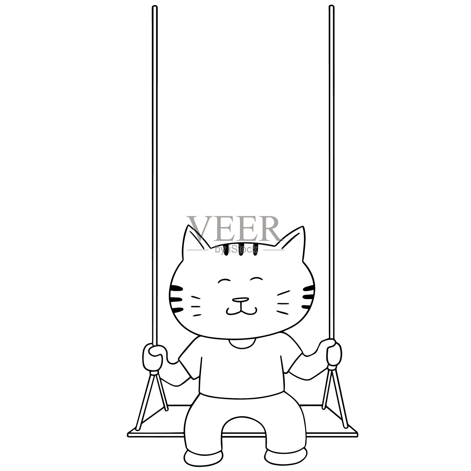 吊猫套设计元素图片