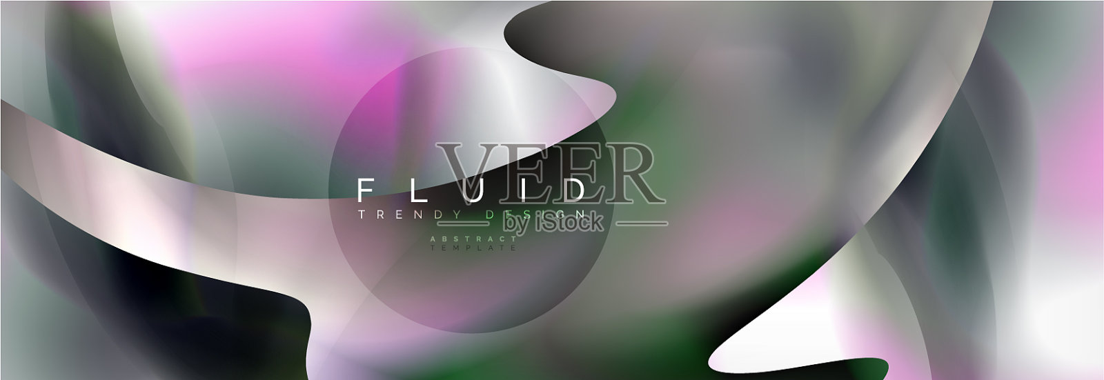 抽象背景全息液体颜色插画图片素材